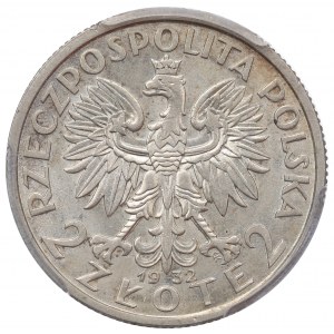 II Republic of Poland, 2 zloty 1932 - PCGS MS62