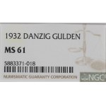 Free City of Danzig, 1 gulden 1932 - NGC MS61
