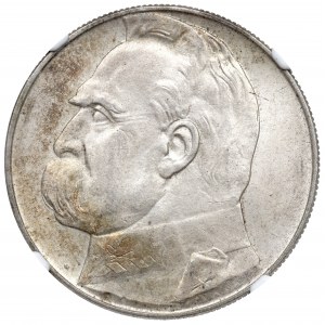 II RP, 10 złotych 1936 Piłsudski - NGC MS62