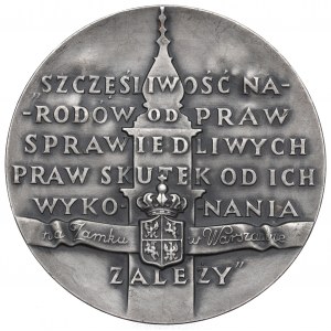 Poľská ľudová republika, medaila k výročiu Ústavy 3. mája - strieborná rarita