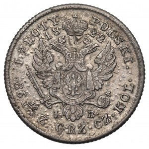 Kingdom of Poland, Alexander I, 1 zloty 1822