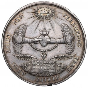 Polska, Gdańsk(?), Medal zaślubinowy XVII wiek