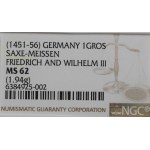 Germany, Meissen, Groschen without date - NGC MS62