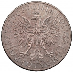 II RP, 10 Zloty 1932 ZZM Frauenkopf