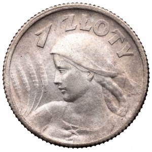 II RP, 1 zl. 1924 (roh a pochodeň), Paríž Žena a uši