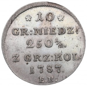 Stanislaus Augustus, 10 groschen 1787