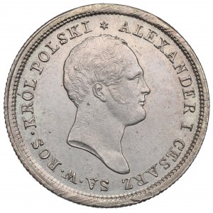Królestwo Polskie, Aleksander I, 2 złote 1821 - efektowny DUCH