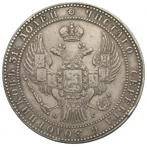 Ruské delenie, Mikuláš I., 1-1/2 rubľa=10 zlotých 1833 НГ, Sankt Peterburg