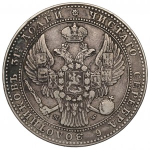 Russische Teilung, Nikolaus I., 1-1/2 Rubel=10 Zloty 1836 MW, Warschau