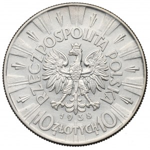 II Republic of Poland, 10 zloty 1938 Pilsudski