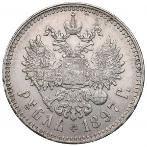 Russland, Nikolaus II., Rubel 1897 АГ