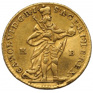 Maďarsko, Karol VI., dukát 1737, Kremnica
