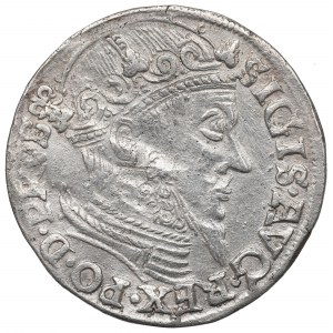 Zygmunt II August, Trojak 1557, Gdańsk - RZADKOŚĆ