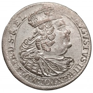 Friedrich August II, 6 groschen 1760, Danzig