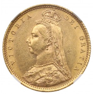 UK, 1/2 sovereign 1892 - NGC MS62