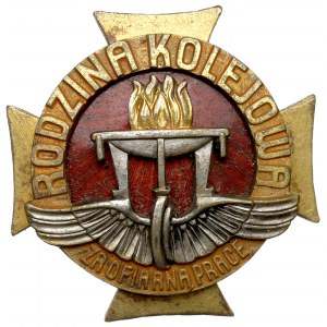 II RP, Odznaka Za Ofiarną Pracę Rodzina Kolejowa - Michrowski