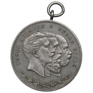 Niemcy, Medal 25-lecia wojny francusko-pruskiej Stowarzyszenie Kawalerzystów Magdeburg 1895