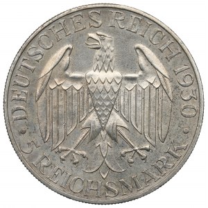 Niemcy, Republika Weimarska, 5 marek 1930 A Berlin - Graf Zeppelin