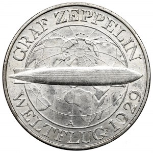 Germany, Weimar Republic, 3 mark A, Berlin, Graf Zeppelin