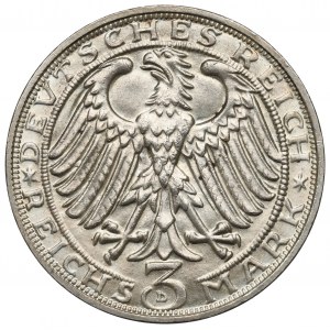 Nemecko, Weimarská republika, 3 marky 1928 Dürer