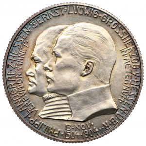 Niemcy, Hesja-Darmstadt, 2 marki 1904 - 400. rocznica urodzin Filipa I