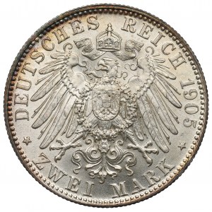 Germany, Bayern, 2 mark 1905