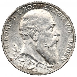 Germany, Baden, 2 mark 1902