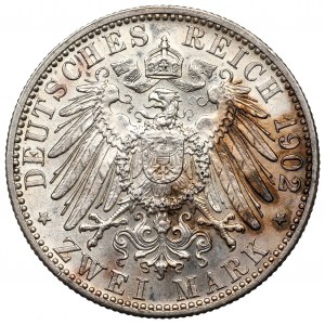 Germany, Baden, 2 mark 1902