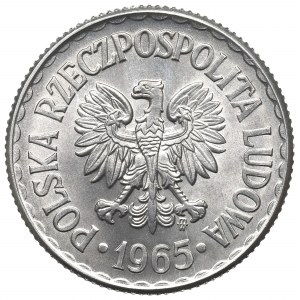 Poľská ľudová republika, 1 zlotý 1965