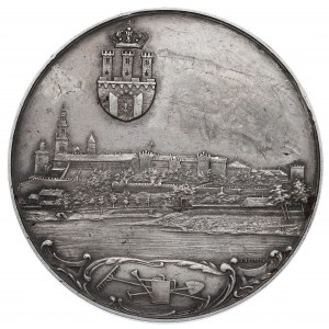 Poľsko, Medaila záhradníckej spoločnosti v Krakove 1906 - strieborná