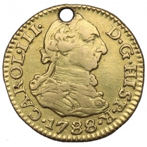 Spain, 1/2 escudo 1788