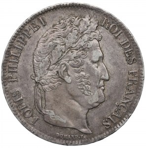 Francúzsko, 5 frankov 1838, Rouen