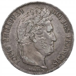 Francja, 5 franków 1838, Rouen
