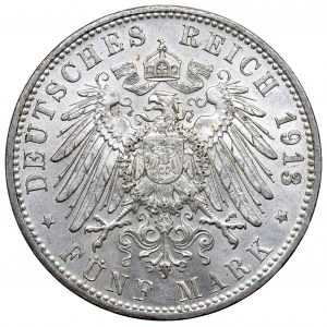 Niemcy, Bawaria, 5 marek 1913