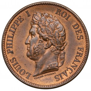 Francie, 10 centimes 1839 - essai