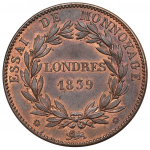 Francúzsko, 10 centimes 1839 - essai