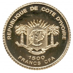 Ivory Coast, 1500 francs 2007