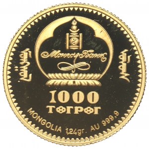 Mongolia, 1000 Tögrög 1999