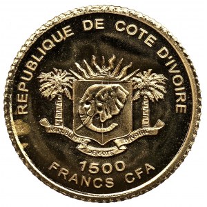 Ivory Coast, 1500 francs 2007