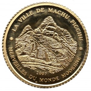 Pobrežie Slonoviny, 1500 frankov 2007 - Machu Picchu