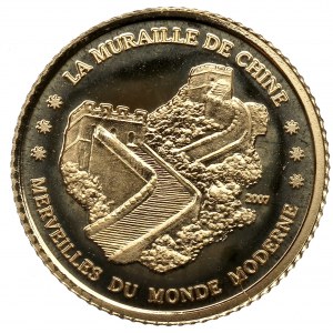 Wybrzeże Kości Słoniowej, 1500 franków 2007 - Wielki Mur Chiński