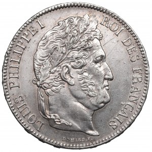 Francúzsko, 5 frankov 1834, Nantes