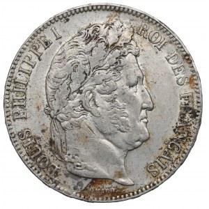 Francúzsko, 5 frankov 1834, Lille