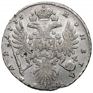 Russland, Anna, Rubel 1735