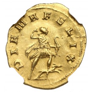 Roman Empire, Gallien, Aureus - DIANA FELIX NGC AU