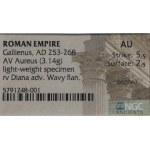 Roman Empire, Gallien, Aureus - DIANA FELIX NGC AU