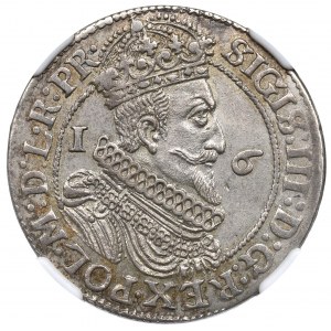 Sigismund III, 18 groschen 1623, Danzig - NGC MS62
