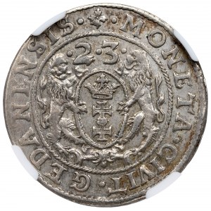 Sigismund III, 18 groschen 1623, Danzig - NGC MS62