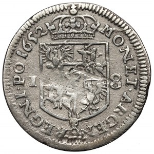 Jan II Kazimír, Ort 1652, Wschowa - ex Pączkowski