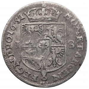 John II Casimir, 18 groschen 1652, Fraustadt